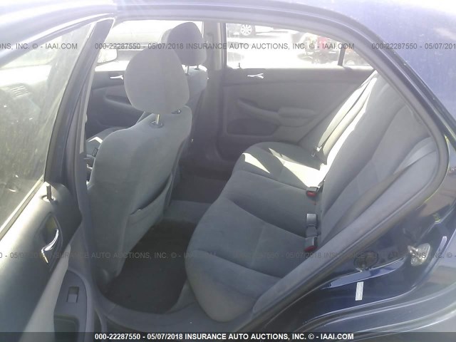 1HGCM56157A067777 - 2007 HONDA ACCORD VALUE BLUE photo 8