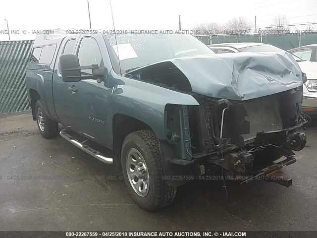 1GCRCPE03BZ369885 - 2011 CHEVROLET SILVERADO C1500 BLUE photo 1