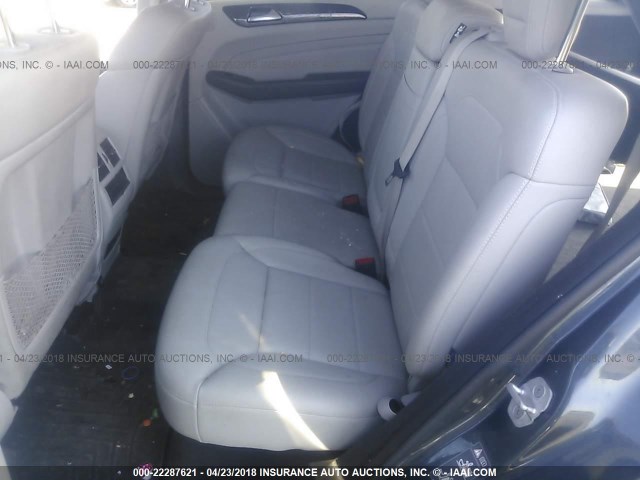 4JGDA5HB5CA026430 - 2012 MERCEDES-BENZ ML 350 4MATIC GRAY photo 8