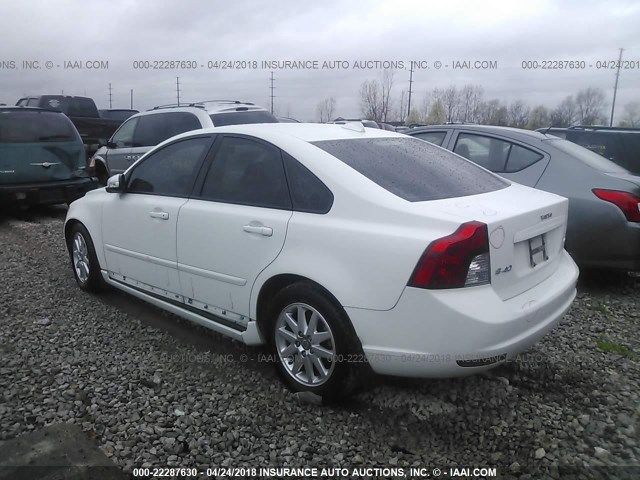 YV1MS382182358009 - 2008 VOLVO S40 2.4I WHITE photo 3