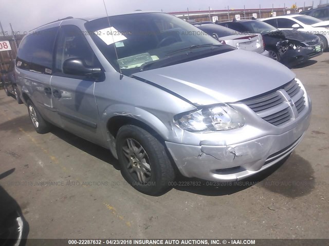 1D4GP24R05B294108 - 2005 DODGE GRAND CARAVAN SE SILVER photo 1