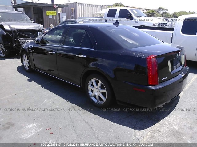 1G6DW6ED3B0160667 - 2011 CADILLAC STS LUXURY BLACK photo 3