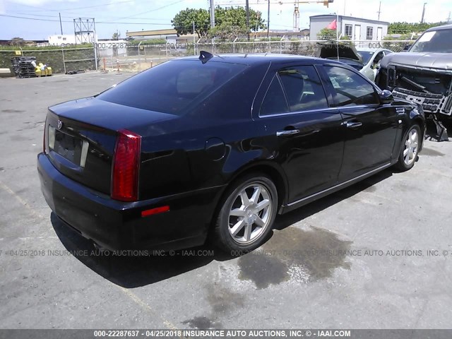 1G6DW6ED3B0160667 - 2011 CADILLAC STS LUXURY BLACK photo 4