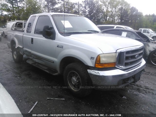 1FTNX20L9YED97634 - 2000 FORD F250 SUPER DUTY SILVER photo 1