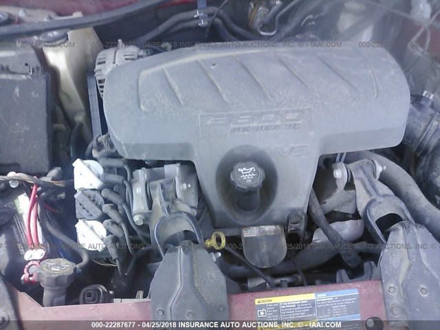 2G2WP552781149541 - 2008 PONTIAC GRAND PRIX RED photo 10