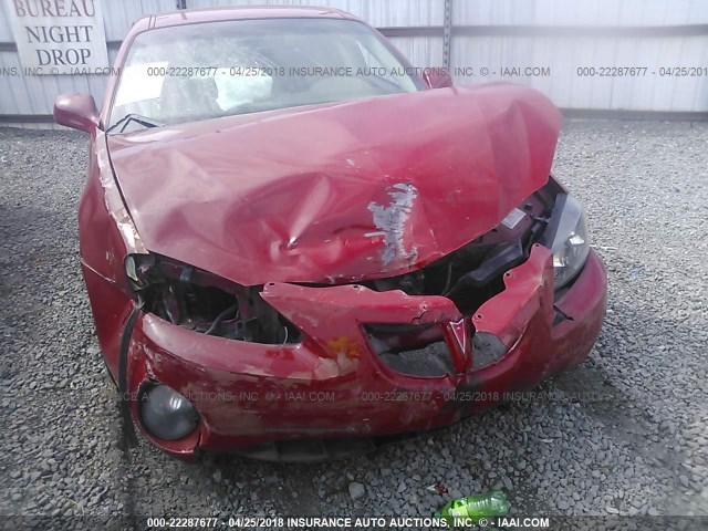 2G2WP552781149541 - 2008 PONTIAC GRAND PRIX RED photo 6