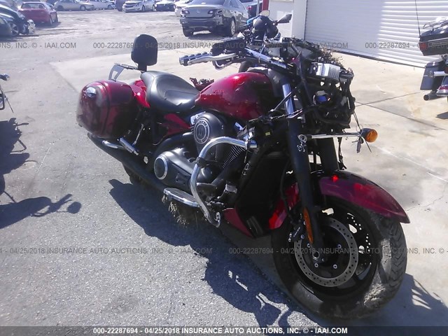 JKBVNRJ12BA001995 - 2011 KAWASAKI VN1700 J RED photo 1