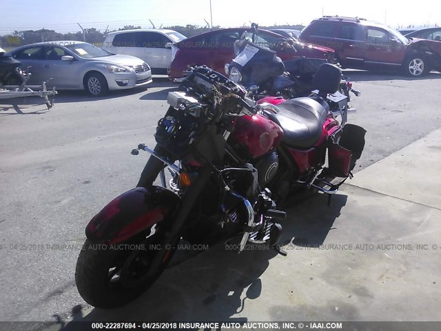 JKBVNRJ12BA001995 - 2011 KAWASAKI VN1700 J RED photo 2