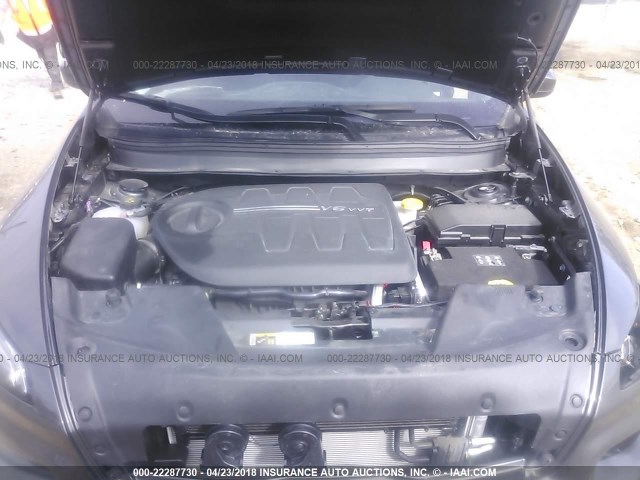 1C4PJMCS2HW588332 - 2017 JEEP CHEROKEE LATITUDE Szary zdjęcie 10