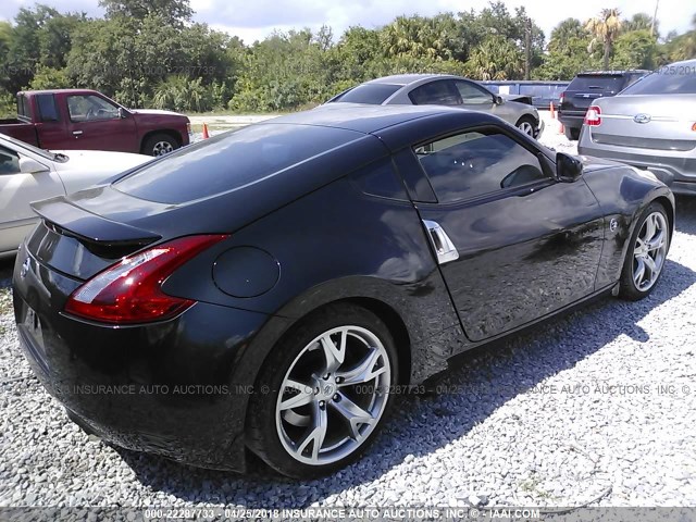 JN1AZ44E09M404528 - 2009 NISSAN 370Z BLACK photo 4