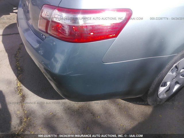 4T1BE46K88U737926 - 2008 TOYOTA CAMRY CE/LE/XLE/SE GREEN photo 6