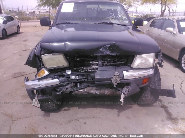 4TASN92N1YZ584287 - 2000 TOYOTA TACOMA XTRACAB PRERUNNER შავი ფოტო 6