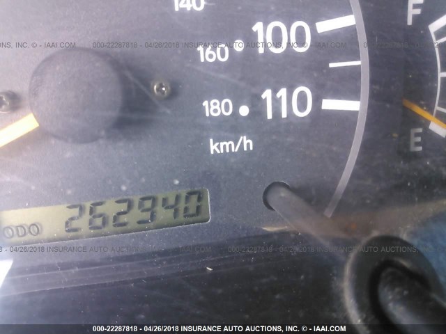 4TASN92N1YZ584287 - 2000 TOYOTA TACOMA XTRACAB PRERUNNER შავი ფოტო 7