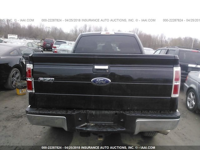 1FTFX1ET1BFC68912 - 2011 FORD F150 SUPER CAB BLACK photo 8