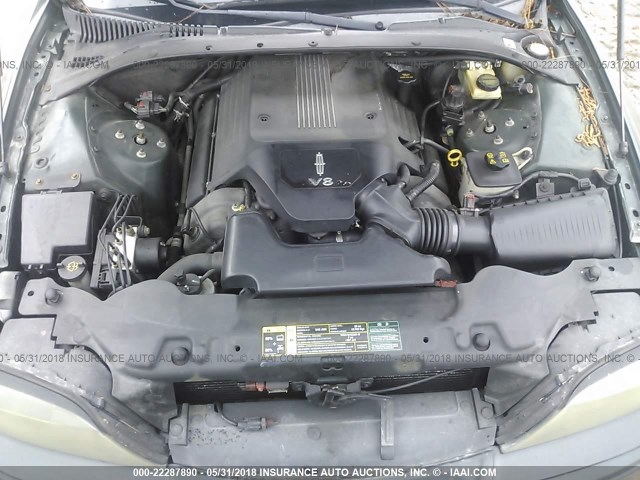 1LNHM87A93Y657143 - 2003 LINCOLN LS GREEN photo 10