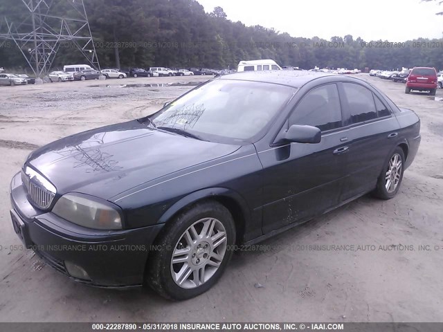 1LNHM87A93Y657143 - 2003 LINCOLN LS GREEN photo 2