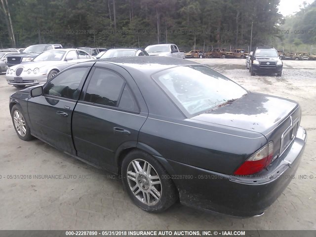 1LNHM87A93Y657143 - 2003 LINCOLN LS GREEN photo 3