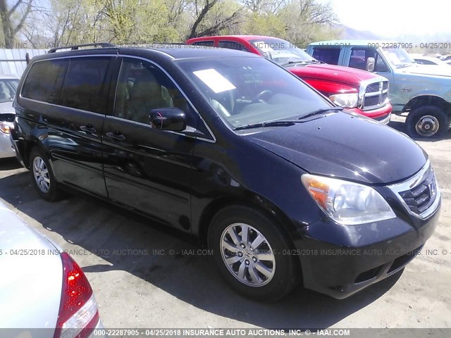 5FNRL3H68AB037115 - 2010 HONDA ODYSSEY EXL შავი ფოტო 1