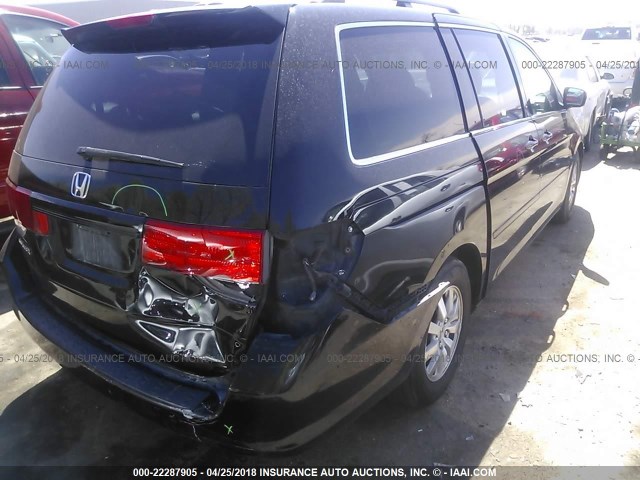 5FNRL3H68AB037115 - 2010 HONDA ODYSSEY EXL შავი ფოტო 4
