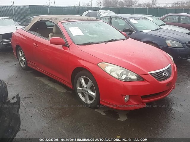 4T1FA38P66U083666 - 2006 TOYOTA CAMRY SOLARA SE/SLE RED photo 1