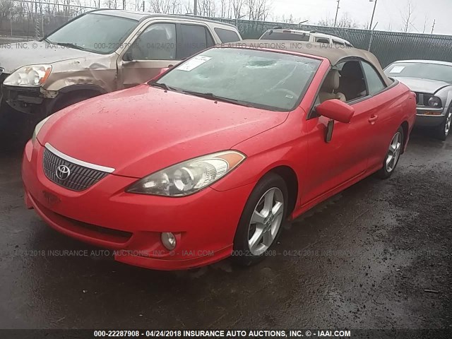 4T1FA38P66U083666 - 2006 TOYOTA CAMRY SOLARA SE/SLE RED photo 2