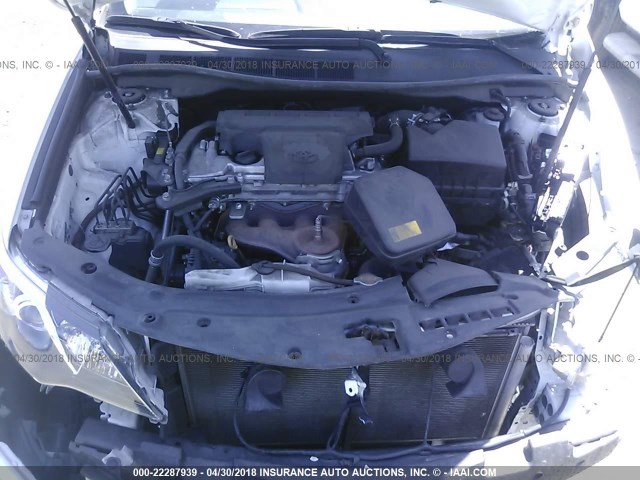 4T1BF1FK0DU286741 - 2013 TOYOTA CAMRY L/SE/LE/XLE 白色 照片 10
