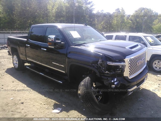 1GT12UEY4HF247924 - 2017 GMC SIERRA K2500 DENALI BLACK photo 1