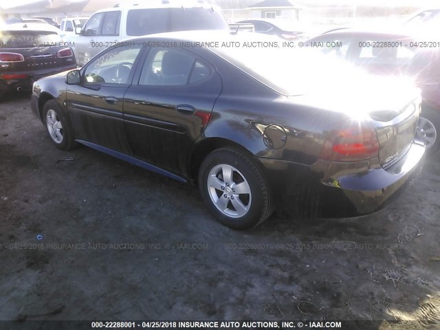 2G2WP552981165160 - 2008 PONTIAC GRAND PRIX BLACK photo 3