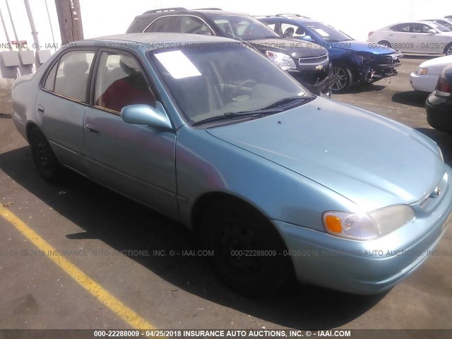 1NXBR12E2XZ256278 - 1999 TOYOTA COROLLA VE/CE/LE TURQUOISE photo 1