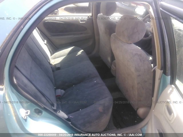 1NXBR12E2XZ256278 - 1999 TOYOTA COROLLA VE/CE/LE 青绿色 照片 8