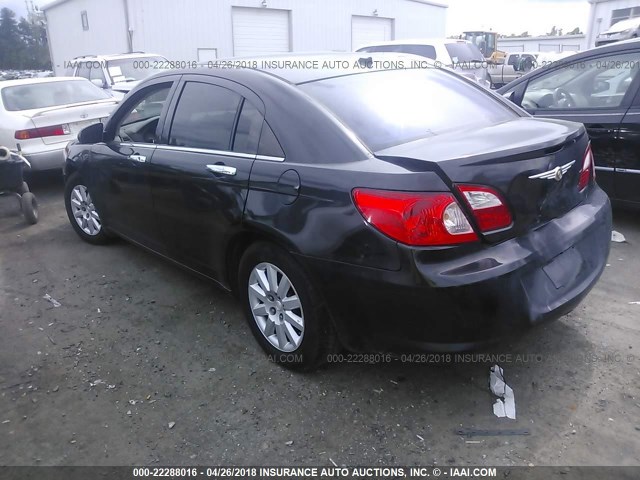 1C3LC46K18N181911 - 2008 CHRYSLER SEBRING LX BLACK photo 3