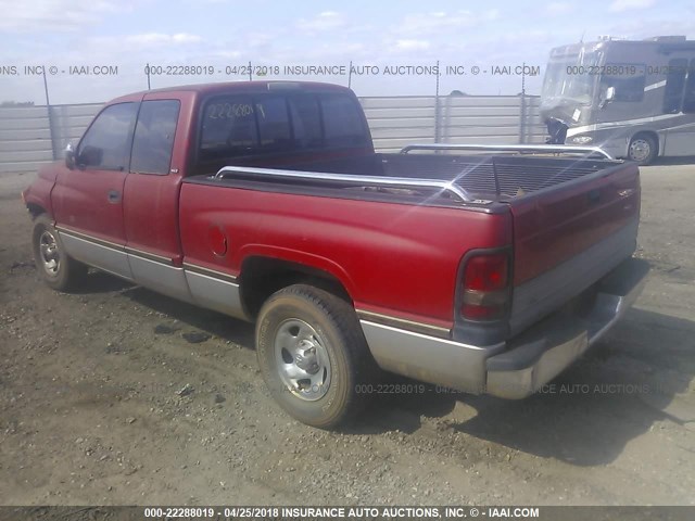 3B7HC13Z5SM167416 - 1995 DODGE RAM 1500 RED photo 3