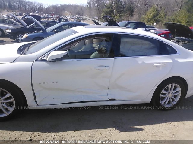 1G1ZJ5SU4GF321752 - 2016 CHEVROLET MALIBU HYBRID WHITE photo 6