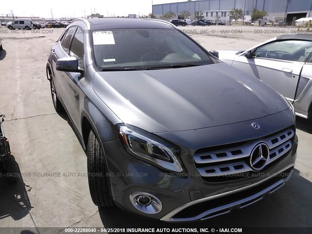 WDCTG4GB7JJ438723 - 2018 MERCEDES-BENZ GLA 250 4MATIC GRAY photo 1