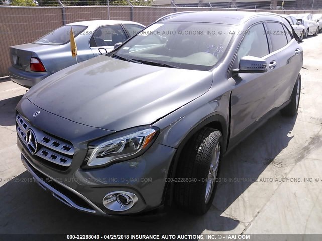 WDCTG4GB7JJ438723 - 2018 MERCEDES-BENZ GLA 250 4MATIC GRAY photo 2