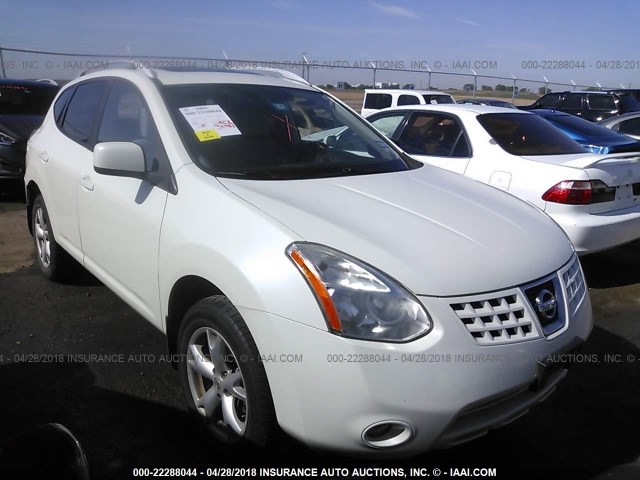 JN8AS58T58W023328 - 2008 NISSAN ROGUE S/SL WHITE photo 1