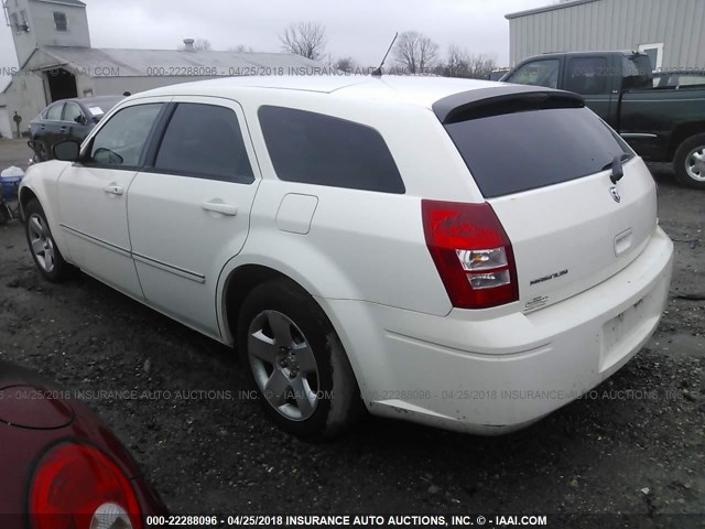 2D4FV47T58H177950 - 2008 DODGE MAGNUM WHITE photo 3