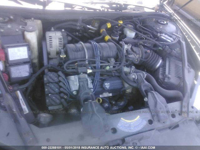 2G1WX15K049173673 - 2004 CHEVROLET MONTE CARLO SS ვერცხლისფერი ფოტო 10
