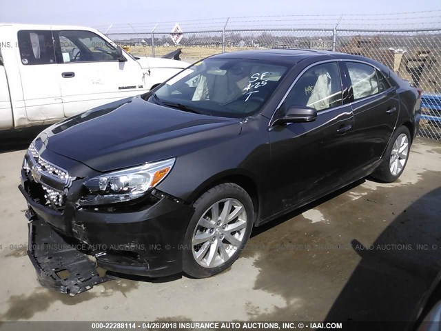 1G11H5SA8DF258830 - 2013 CHEVROLET MALIBU LTZ 灰色 照片 2