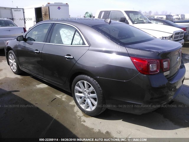 1G11H5SA8DF258830 - 2013 CHEVROLET MALIBU LTZ 灰色 照片 3