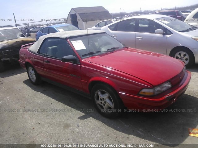 1G2JB34H4R7531694 - 1994 PONTIAC SUNBIRD LE RED photo 1