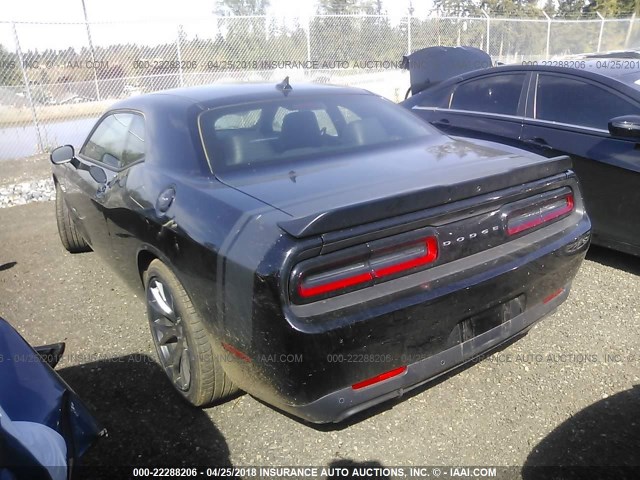 2C3CDZFJ1JH200134 - 2018 DODGE CHALLENGER R/T 392 BLACK photo 3