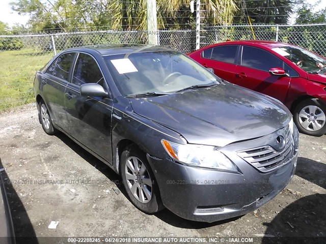 4T1BB46K39U069656 - 2009 TOYOTA CAMRY HYBRID GRAY photo 1