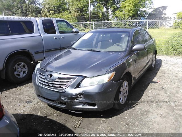 4T1BB46K39U069656 - 2009 TOYOTA CAMRY HYBRID GRAY photo 6