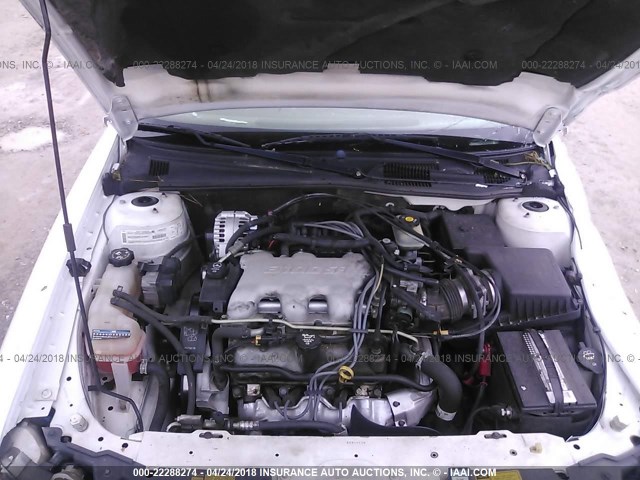 1G1NE52J92M671620 - 2002 CHEVROLET MALIBU LS 白色 照片 10