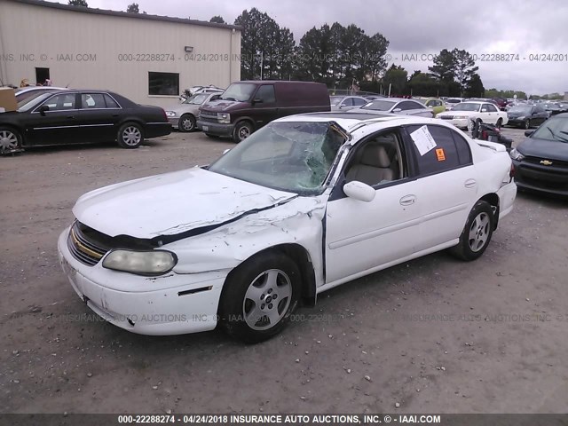 1G1NE52J92M671620 - 2002 CHEVROLET MALIBU LS 白色 照片 2