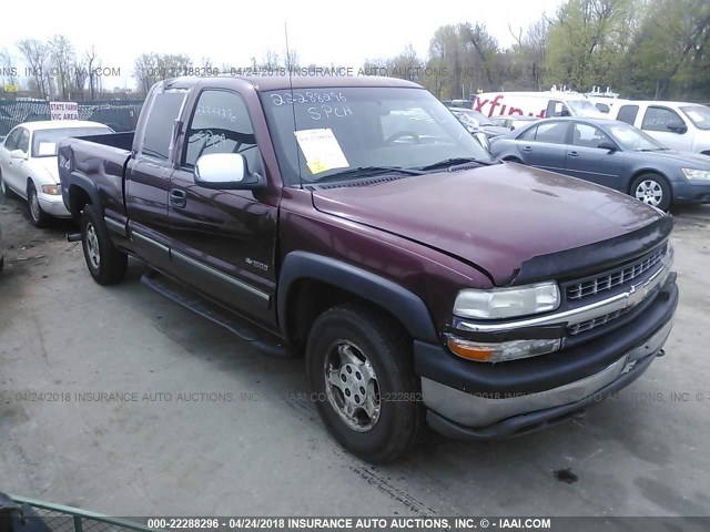 1GCEK19T51E158888 - 2001 CHEVROLET SILVERADO K1500 MAROON photo 1