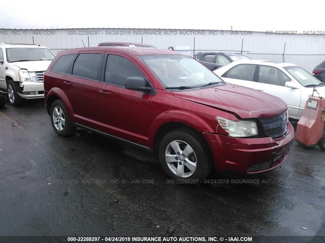 3D4GG57V49T232970 - 2009 DODGE JOURNEY SXT RED photo 1