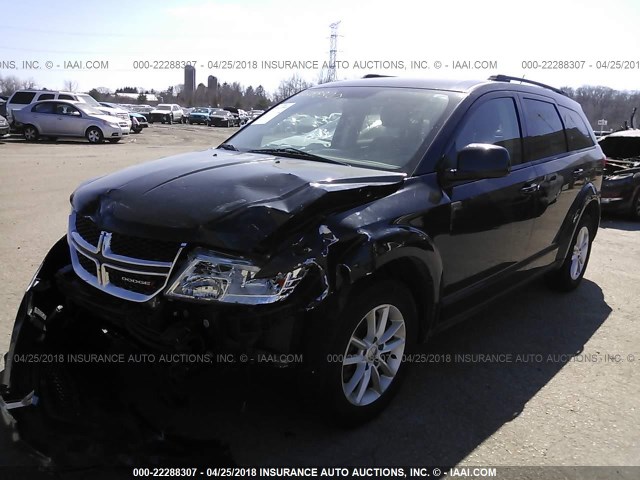 3C4PDDBG2DT590005 - 2013 DODGE JOURNEY SXT BLACK photo 2