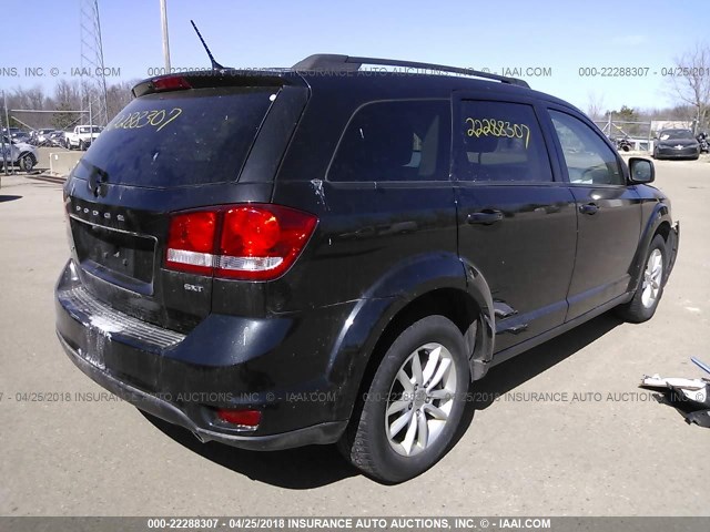 3C4PDDBG2DT590005 - 2013 DODGE JOURNEY SXT BLACK photo 4